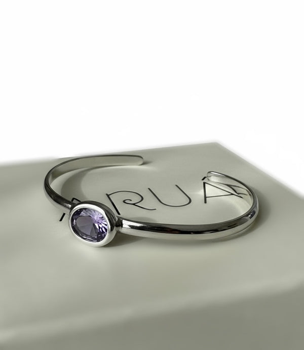 Brazalete Halo · Bañado en rodio