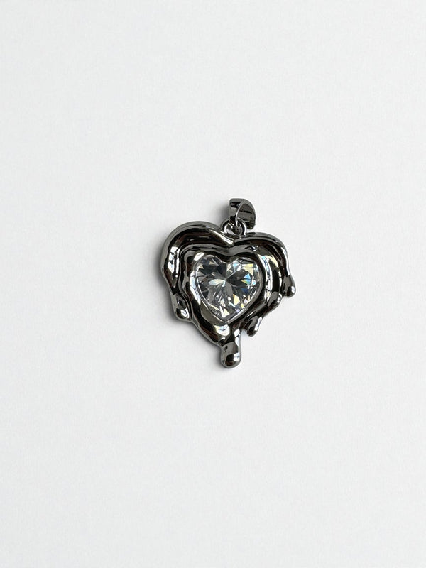 Colgante Corazón Altea · Bañado en rodio