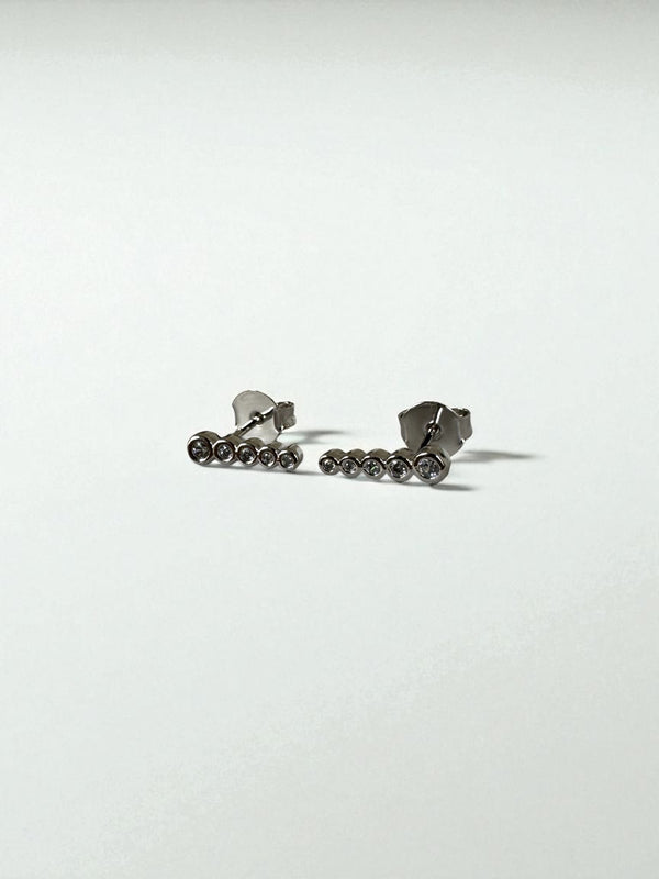 Pendientes Farol · Bañados en rodio